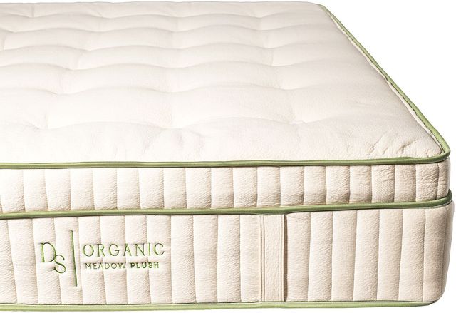 Dreamstar Bedding Organic Collection Organic Meadow 14" Latex Soft Euro Top Queen Mattress-3