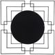 Signature Design by Ashley® Oceanal Black/Gold Accent Mirror-2