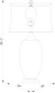 Surya Cleveland Black Table Lamp-3