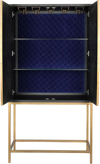 Moe's Home Collection Mako Grey Bar Cabinet-3