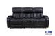 Manwah Charcoal Zero Gravity Power Reclining Sofa with Power Headrest-0