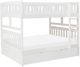 Homelegance® Galen White Full/Full Youth Bunk Bed with Twin Trundle -0