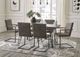Signature Design by Ashley® Strumford 5-Piece Black/Charcoal Dining Set-3