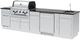 Broil King® Imperial™ S 690iH Stainless Steel Liquid propane Outdoor Kitchen Kit-1