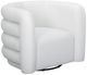 TOV Furniture Curves Cream Swivel Accent Chair-0