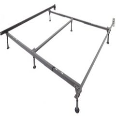 Rize Home Insta-Lock Queen/King/California King Standard Bed Frame with 6 Glide