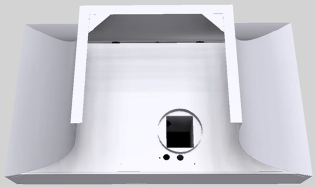 Vent-A-Hood® Designer Series 42" White Wall Mounted Range Hood-2