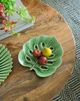 A & B Home Green Leaf Small Decorative Plate-3