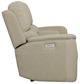 Flexsteel® Henry Beige Power Reclining Loveseat with Console and Power Headrests-2