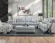 Corinthian Furniture Atlantic Silver Loveseat-1