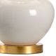 Chelsea House Gourd White Glaze Table Lamp-1