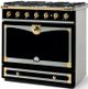 La Cornue CornuFe 90 Albertine 36" Gloss Black Pro Style Induction Range-0