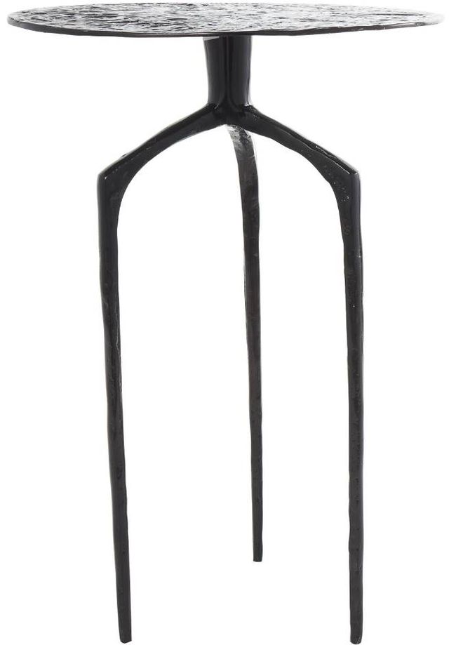 Deco Marche Gray Geometric Slim Accent Table-1