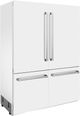 ZLINE 60" 32.2 Cu. Ft. White Matte Built-In French Door Refrigerator-2