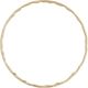 Uttermost® Crinkle Champagne Leaf Round Mirror-4