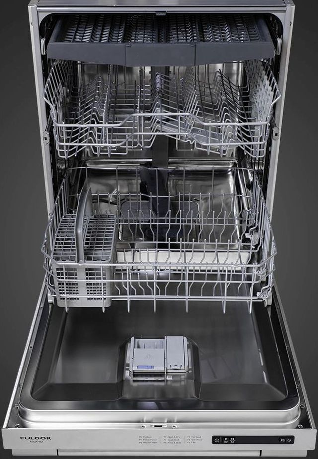 Fulgor Milano 24" Stainless Steel Built In Dishwasher-2