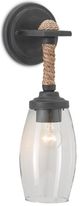 Currey & Company Hightider French Black/Natural Wall Sconce-0
