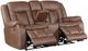 New Classic® Home Furnishings Morello Brown Power Console Loveseat-3