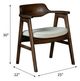 Nest Home Collections Wagner Sand/Java Arm Chair-2