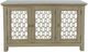 Jofran Inc. Isabella Champagne 54" Mirrored Accent Cabinet-3