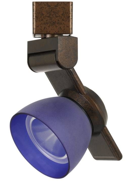 Cal® Lighting & Accessories Dark Blue/Rust Track Light-0