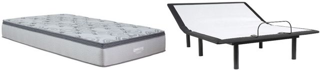 Sierra Sleep® by Ashley® Augusta 2-Piece Wrapped Coil and Adjustable Base Queen Mattress Set-0