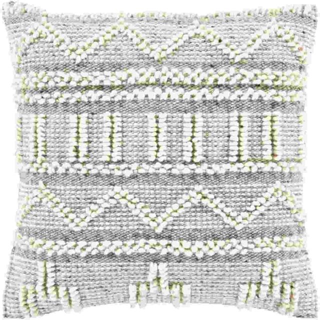 Surya Faroe Khaki 22"x22" Pillow Shell with Polyester Insert-0