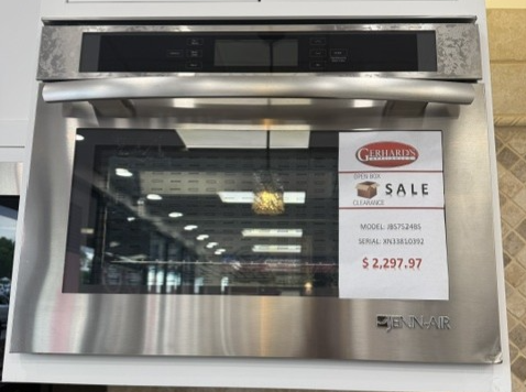 JennAir® 24" Electric Single Steam and Convection Built In Oven-Stainless Steel