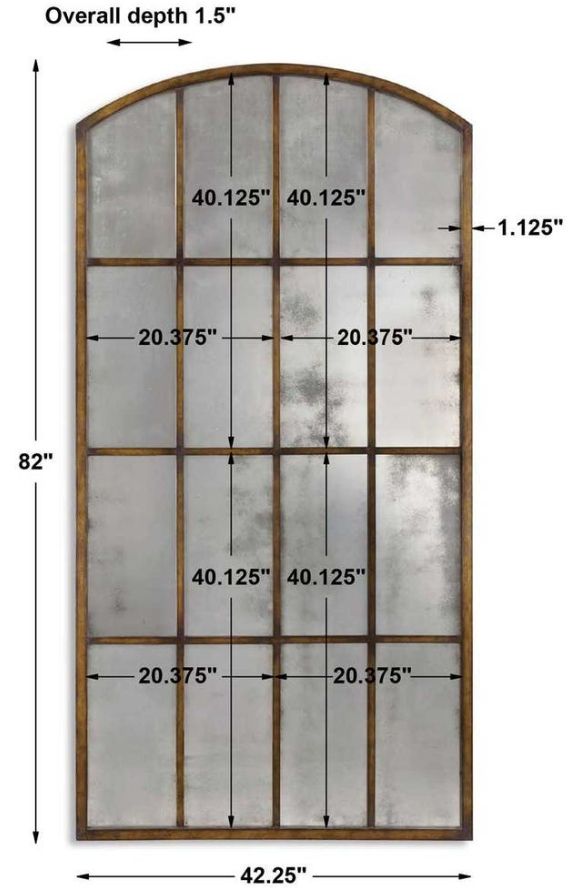 Uttermost® Amiel Bronze Full Length Mirror-4