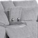 New Classic® Home Furnishings Chablis Mist Gray Manual Reclining Console Loveseat-2