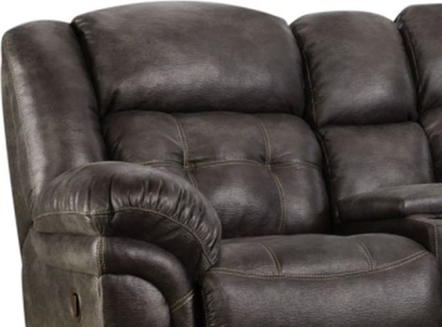 HomeStretch Frontier Charcoal Manual Reclining Loveseat-1