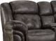 HomeStretch Frontier Charcoal Manual Reclining Loveseat-1
