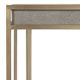 Uttermost® Cardew Charcoal Gray Console Table with Brushed Brass Base-4