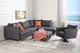 Luonto® Furniture Flipper 2-Piece Gray Right-Arm Facing Sofa Sectional and Chaise-2