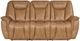 Corinthian Furniture Jordan Camel Power Headrest Reclining Sofa with Drop Down Table-0