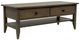 Amish Works Driftwood Brown Cocktail Table-0