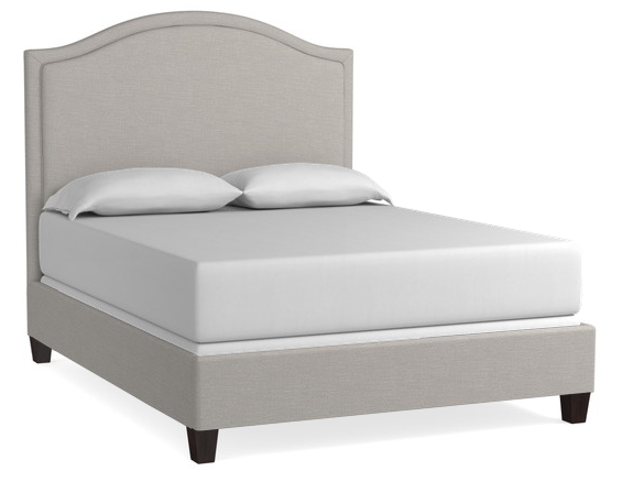 Bassett® Furniture Custom Upholstered Beds Vienna Arched Bed-1