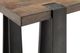 Magnussen Home® Bowden Rustic Honey Cocktail Table with Black Metal Base-3