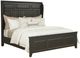 Kincaid Furniture Mill House Anvil Black Powell California King Shelter Bed-0