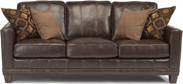 Flexsteel® Port Royal Brown Sofa-1
