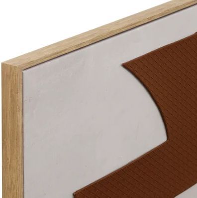 Stylecraft Abstract Leather II Brown/Gray Wall Art-1