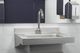 Elkay Chrome Commercial Electronic Sensor Scrub/Handwash Battery Powered Deck Mount Faucet-1