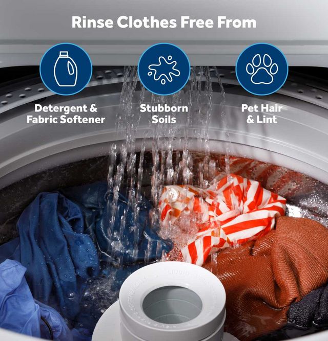 GE® 4.0 Cu. Ft White Top Load Washer-5