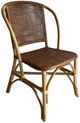Coaster® Lexley Brown Woven Rattan Dining Side Chair-0