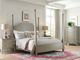 American Drew® Milan Patterson Gray Tone Queen Upholstered Poster Bed-1