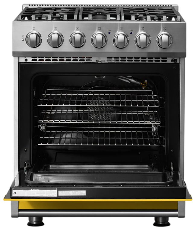 Viking® 3 Series 30" Daffodil Pro Style Natural Gas Range-1