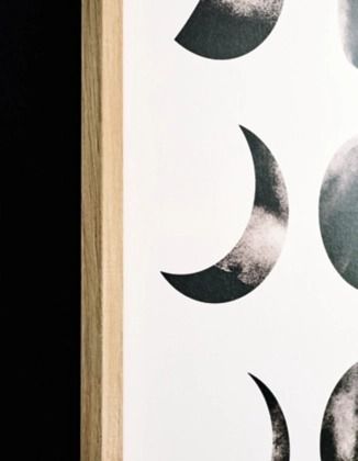 Signature Design by Ashley® Shaydunn Black/White Moon Wall Art-3