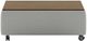 Luonto Furniture Functional Walnut Coffee Table with Rene Base-1