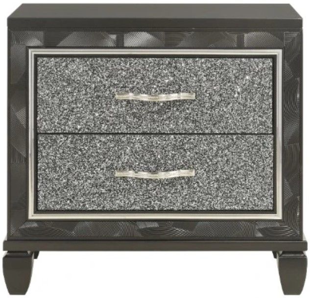 New Classic® Home Furnishings Radiance 4-Piece Black Pearl King Panel Storage Bedroom Set-4