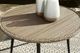Signature Design by Ashley® Amaris Brown Metal/Resin Outdoor Dining Table with Black Tapper Legs-2